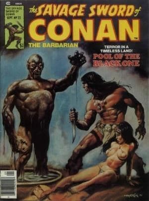 SAVAGE SWORD OF CONAN # 22