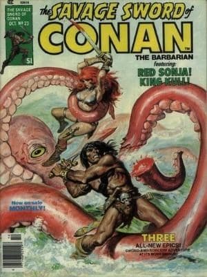 SAVAGE SWORD OF CONAN # 23