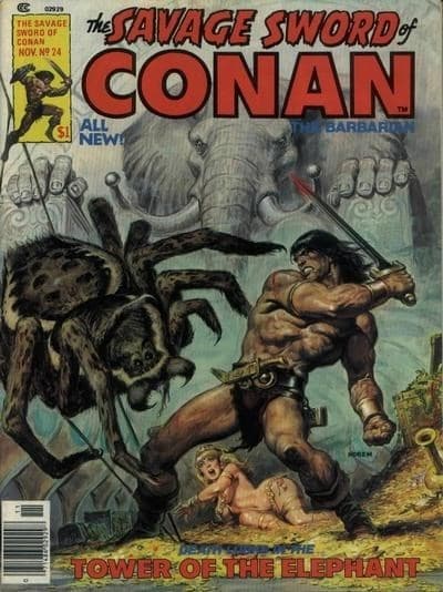 SAVAGE SWORD OF CONAN # 24
