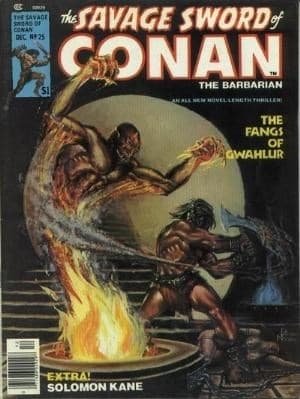 SAVAGE SWORD OF CONAN # 25