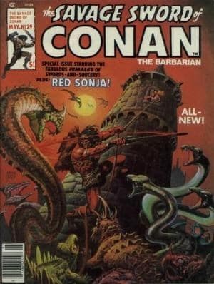 SAVAGE SWORD OF CONAN # 29