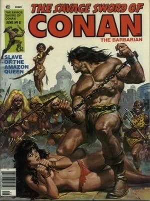 SAVAGE SWORD OF CONAN # 41