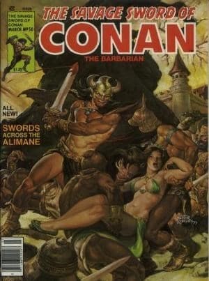SAVAGE SWORD OF CONAN # 50