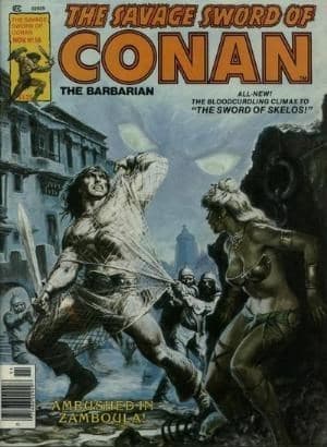 SAVAGE SWORD OF CONAN # 58