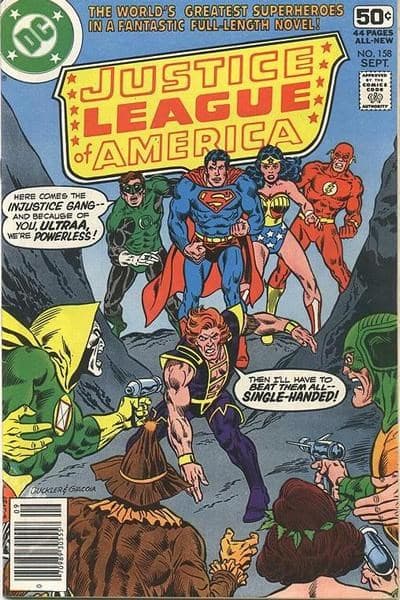 JUSTICE LEAGUE OF AMERICA # 158