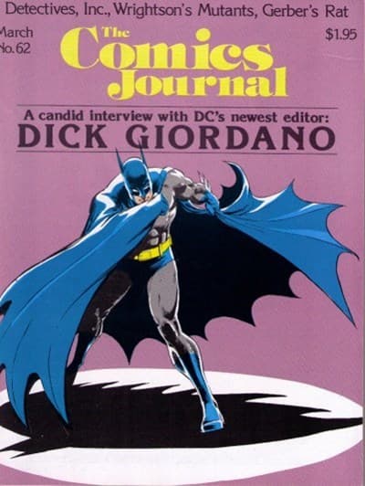 THE COMICS JOURNAL # 62