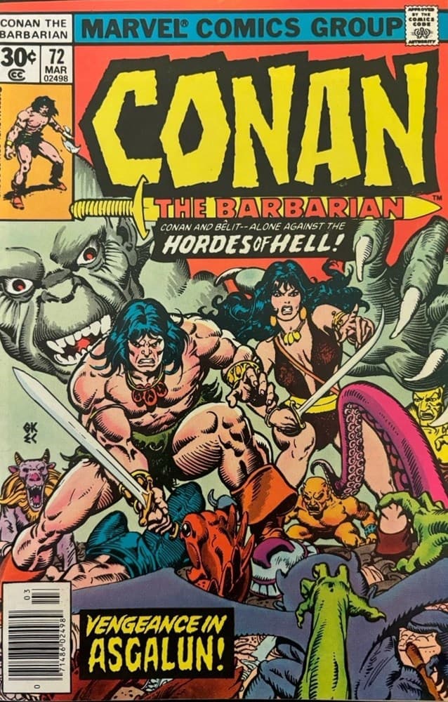 CONAN THE BARBARIAN # 72