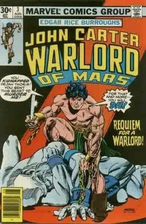 JOHN CARTER, WARLORD OF MARS # 3