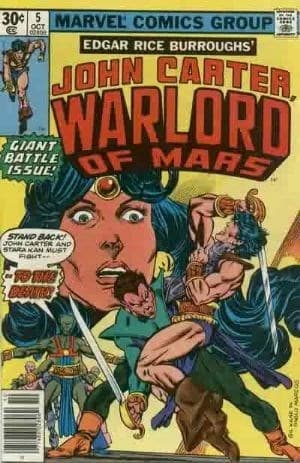 JOHN CARTER, WARLORD OF MARS # 5
