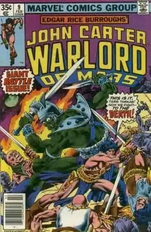 JOHN CARTER, WARLORD OF MARS # 9