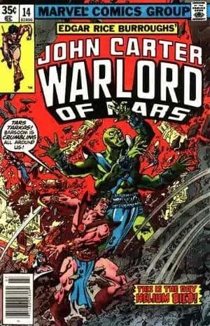 JOHN CARTER, WARLORD OF MARS # 14