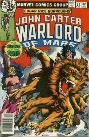 JOHN CARTER, WARLORD OF MARS # 21