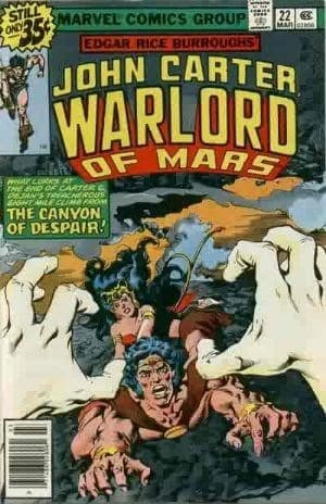 JOHN CARTER, WARLORD OF MARS # 22