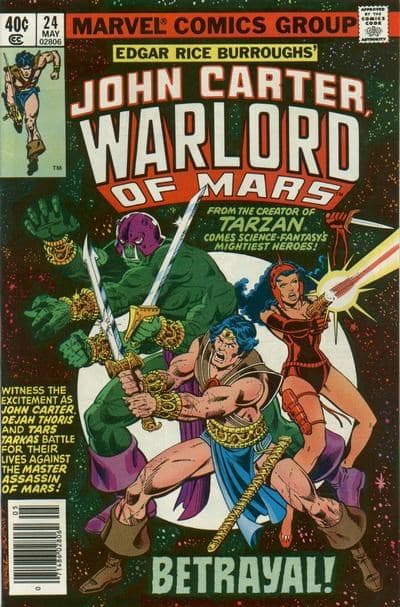 JOHN CARTER, WARLORD OF MARS # 24