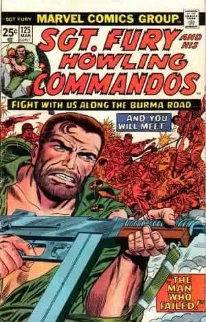 SGT. FURY AND HIS HOWLING COMMANDOS # 125