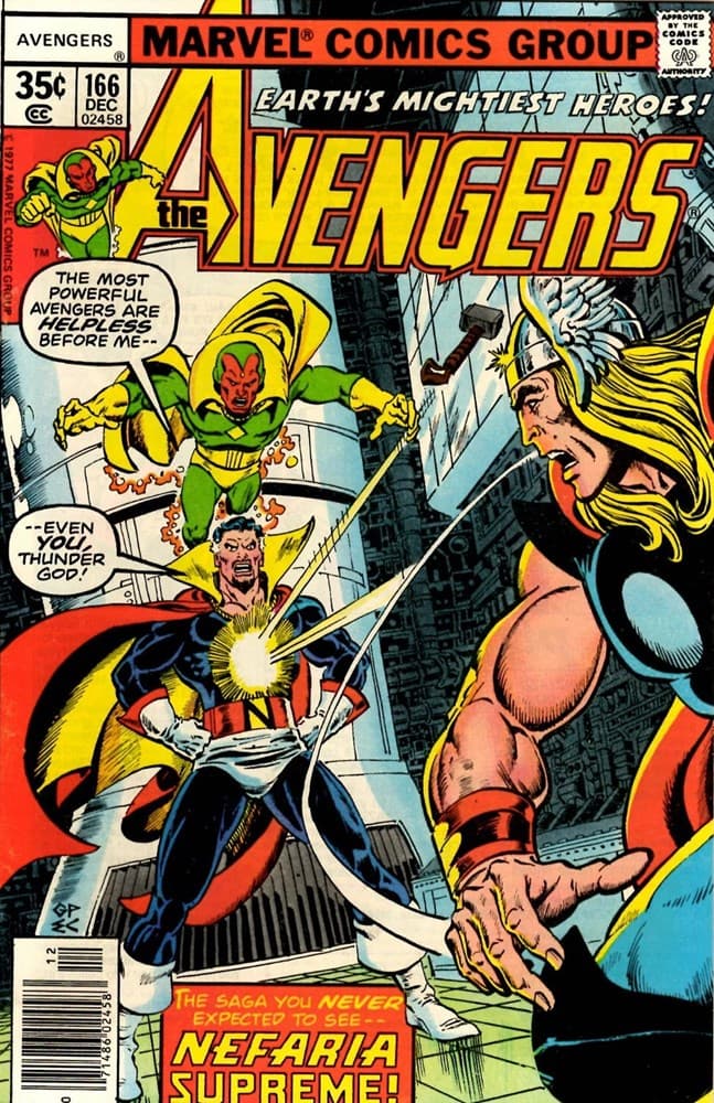 THE AVENGERS # 166