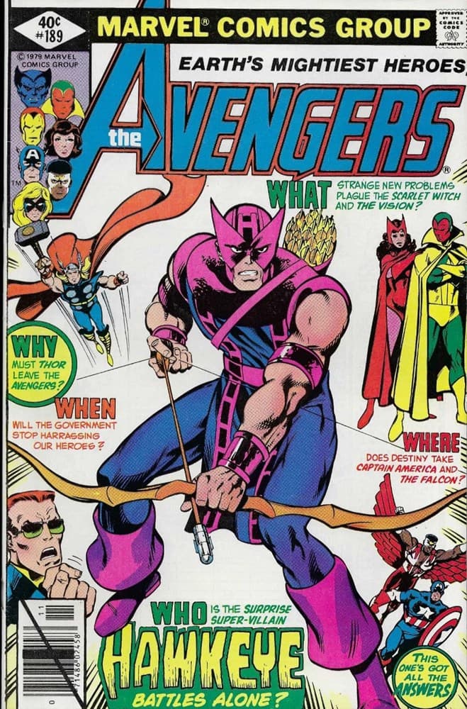 THE AVENGERS # 189