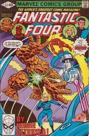 THE FANTASTIC FOUR # 217