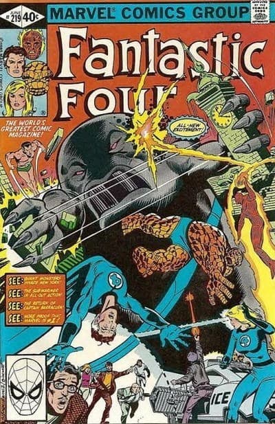 THE FANTASTIC FOUR # 219