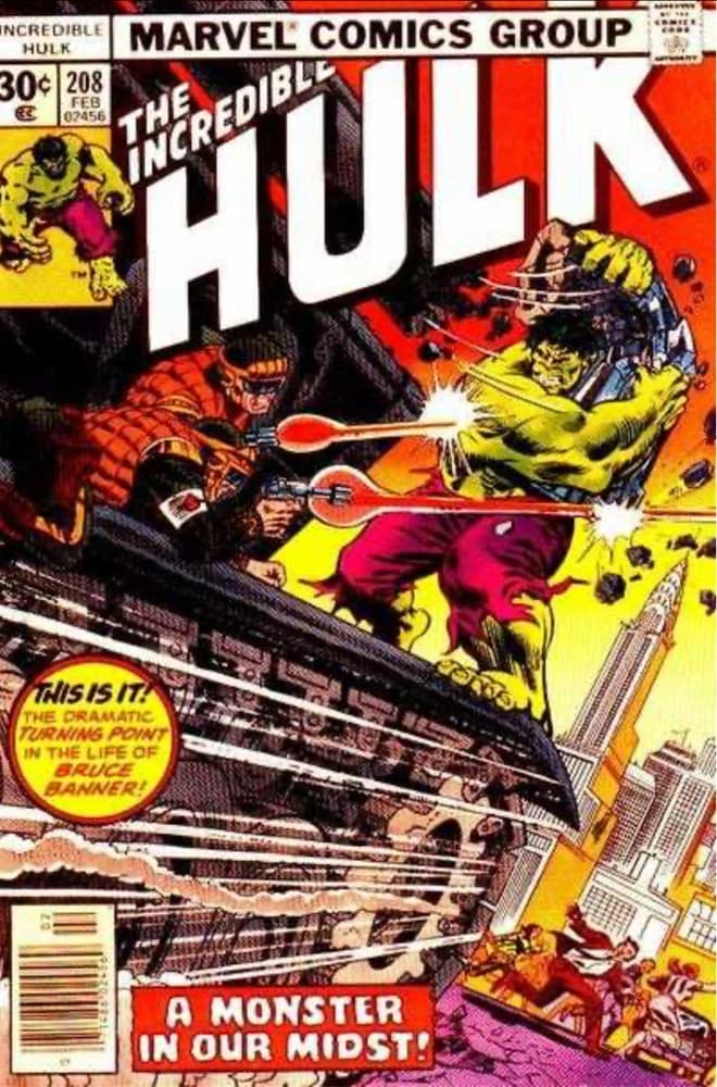 THE INCREDIBLE HULK # 208