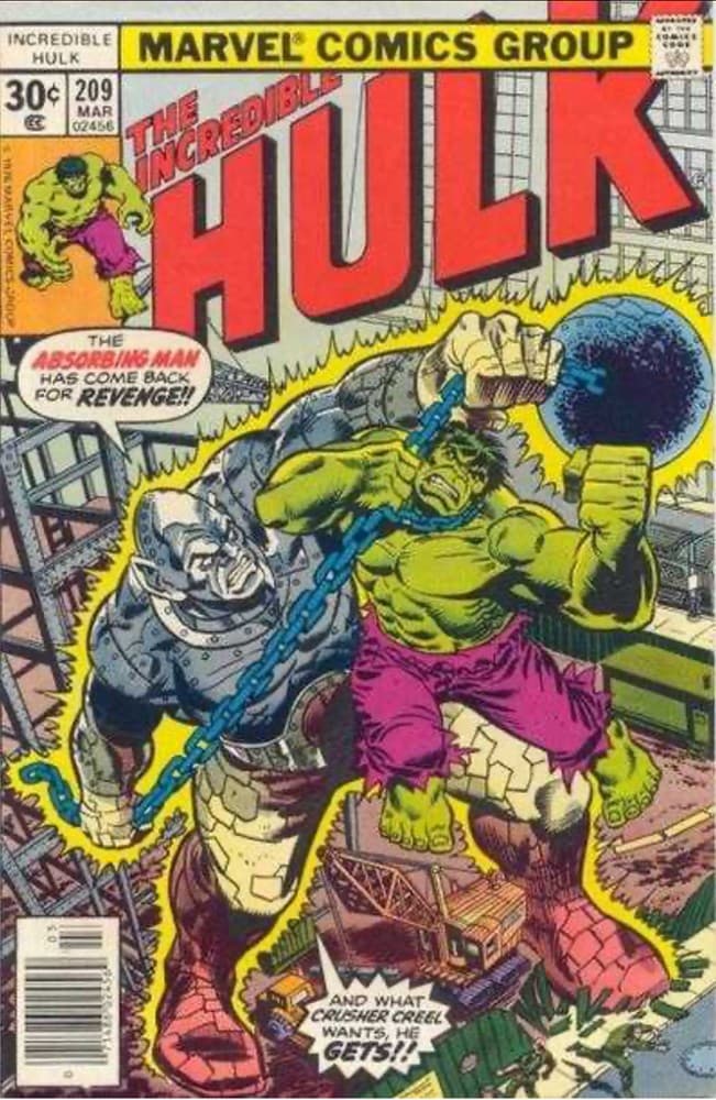 THE INCREDIBLE HULK # 209