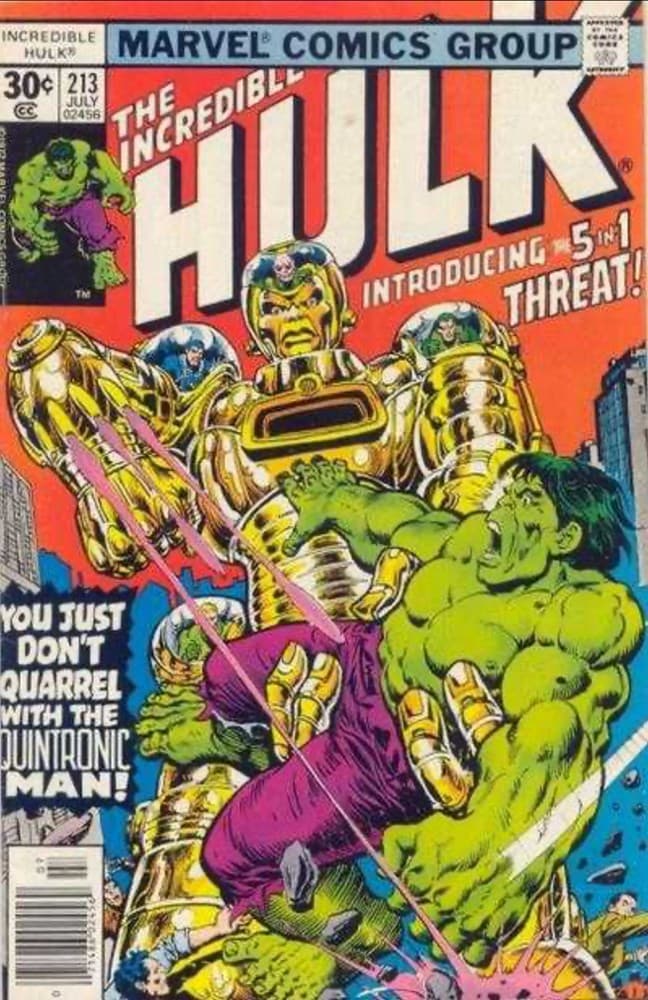 THE INCREDIBLE HULK # 213