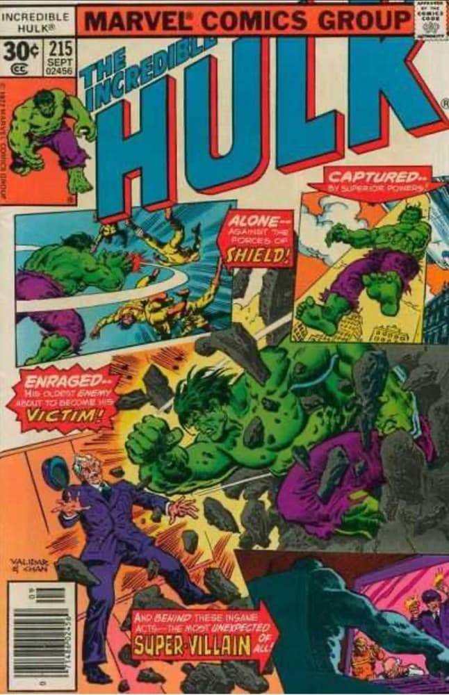 THE INCREDIBLE HULK # 215