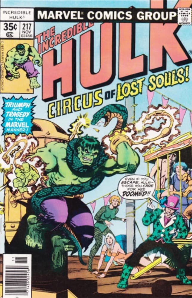 THE INCREDIBLE HULK # 217