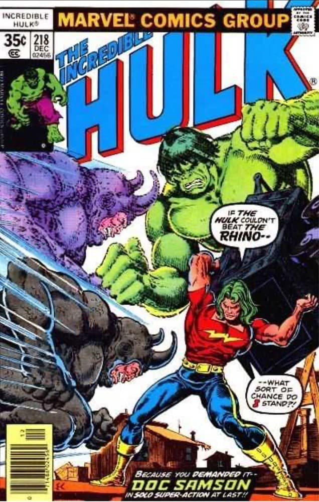 THE INCREDIBLE HULK # 218