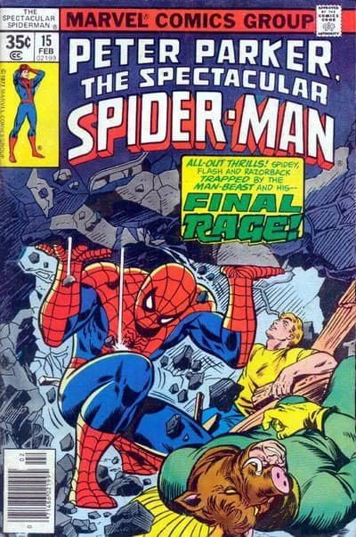 THE SPECTACULAR SPIDER-MAN # 15