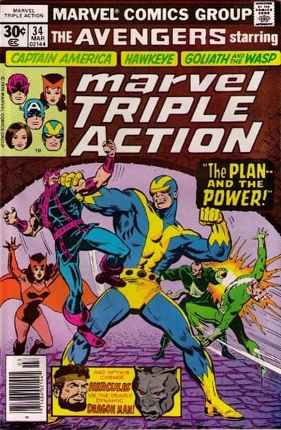 MARVEL TRIPLE ACTION # 34